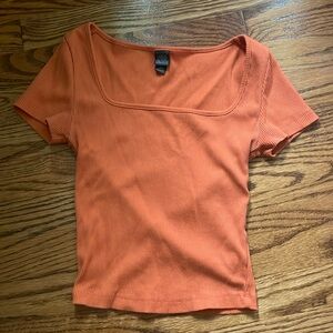 Orange wildfable top
